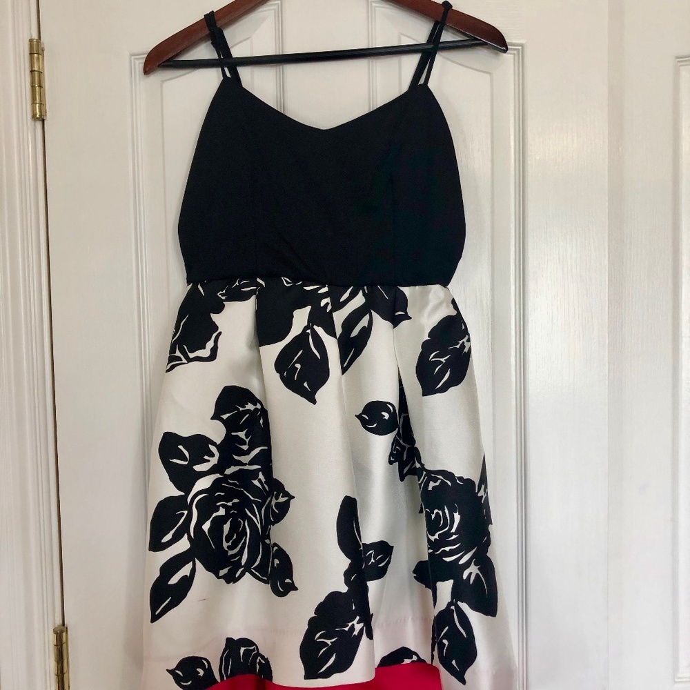 High-Low Floral Dress